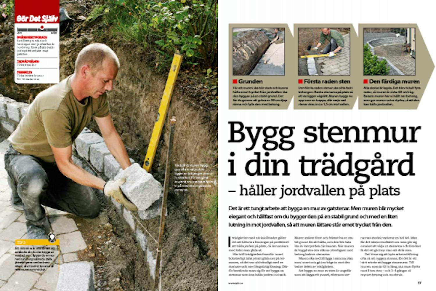 Bygga stenmur Bygga stenmur